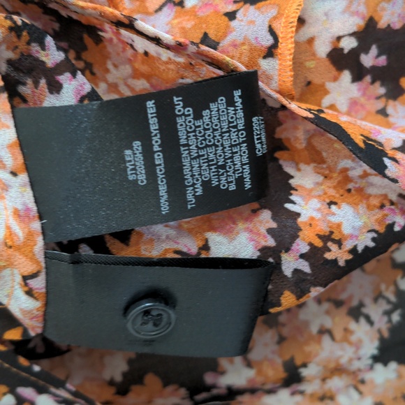 REVOLVE Sanctuary Pintuck Blouse with Floral Design, Harvest, Womens Size Medium - Picture 13 of 13